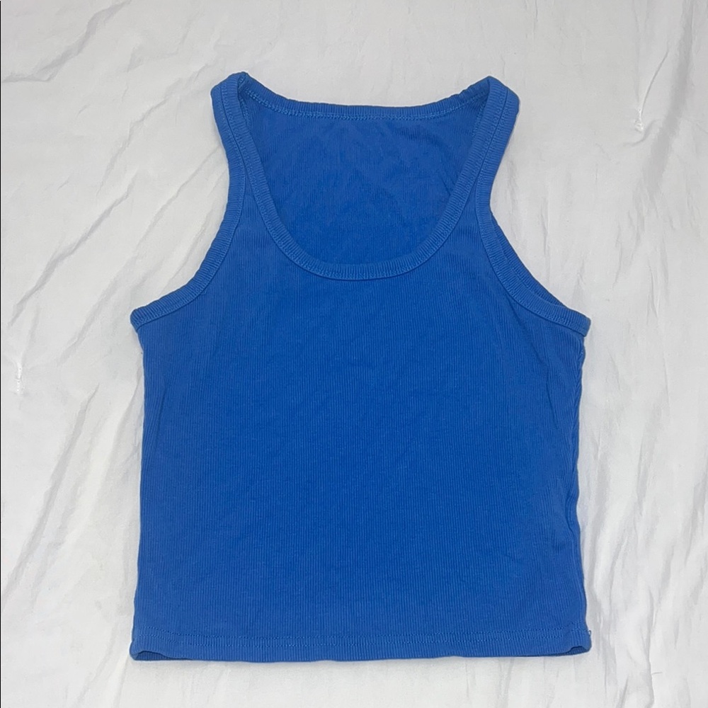 Blue Sleeveless Women's Top